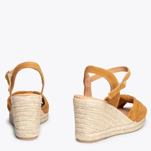 Esparto Y Alpargatas<miMaO Palma Sandalias De Esparto Con Cuna Camel
