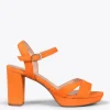 Sandalias De Tacón<miMaO Paris – Sandalias De Fiesta Con Tacón Alto Y Plataforma Naranja
