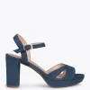 Sandalias De Tacón<miMaO Paris – Sandalias De Fiesta Con Tacón Alto Y Plataforma Marino