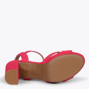 Sandalias De Tacón<miMaO Paris – Sandalias De Fiesta Con Tacón Alto Y Plataforma Rojo