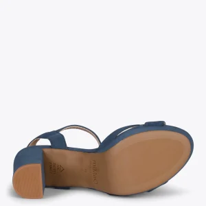 Sandalias De Tacón<miMaO Paris – Sandalias De Fiesta Con Tacón Alto Y Plataforma Marino