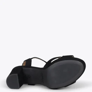 Sandalias De Tacón<miMaO Paris – Sandalias De Fiesta Con Tacón Alto Y Plataforma Negro