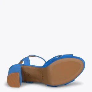 Sandalias De Tacón<miMaO Paris – Sandalias De Fiesta Con Tacón Alto Y Plataforma Azul