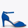 Sandalias De Tacón<miMaO Petalo – Sandalias De Tacón Alto Elegantes Azul