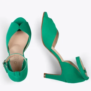 Sandalias De Tacón<miMaO Petalo – Sandalias De Tacón Alto Elegantes Verde