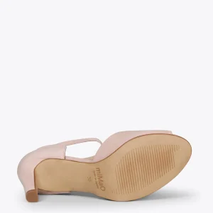 Sandalias De Tacón<miMaO Petalo – Sandalias De Tacón Alto Elegantes Nude