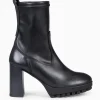 Botines De Mujer<miMaO Phoenix - Botin Alto Stretch Negro