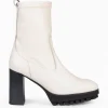Botines De Mujer<miMaO Phoenix - Botin Alto Stretch Beige