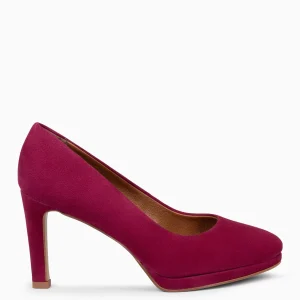Zapatos De Fiesta<miMaO Plataforma - Zapatos De Tacón Alto Y Plataforma Granate