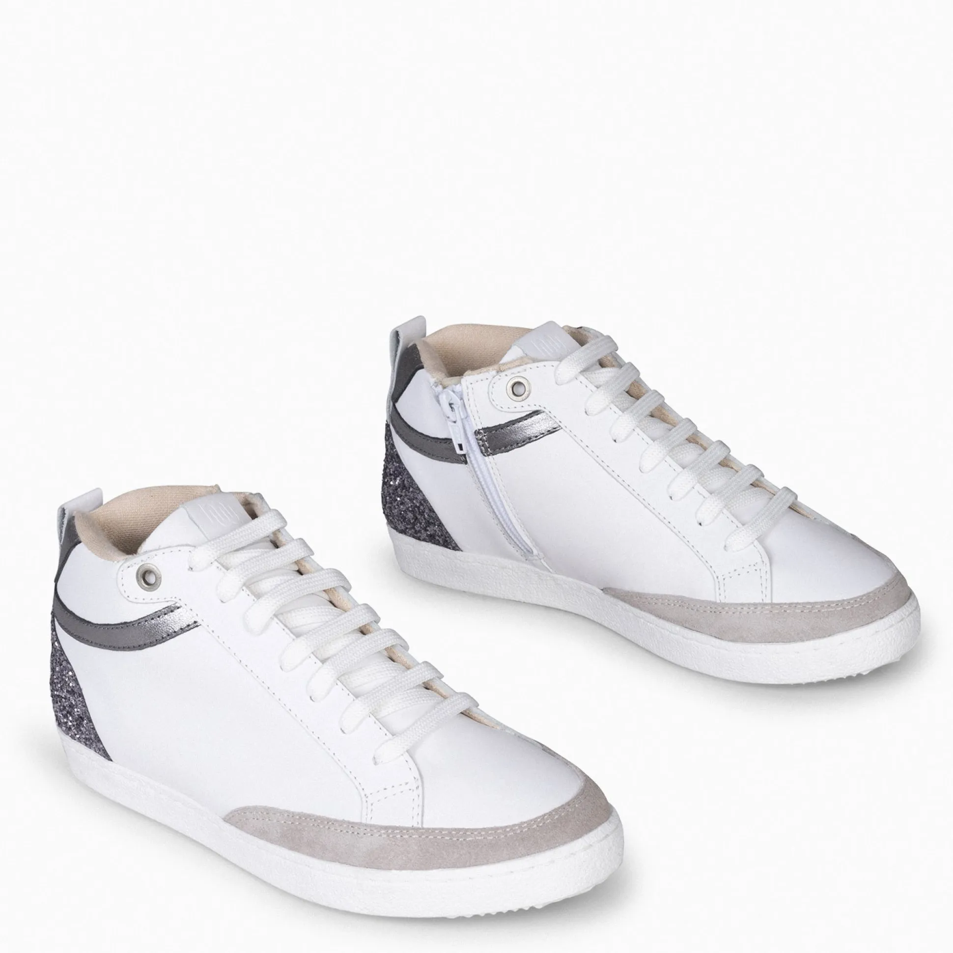 rachel__zapatillas_con_cu_1.webp Deportivas<miMaO Rachel - Zapatillas Con Cuna Interior Mujer Blanco Y Glitter
