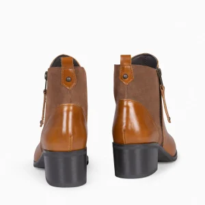 Botines De Mujer<miMaO Rebecca - Botines Con Tacón Para Mujer Camel
