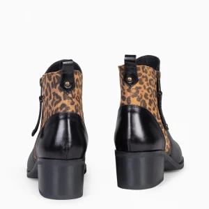 Botines De Mujer<miMaO Rebecca - Botines Con Tacón Para Mujer Leopardo
