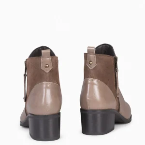 Botines De Mujer<miMaO Rebecca - Botines Con Tacón Para Mujer Taupe