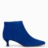Botines De Mujer<miMaO Royal - Botines Tacón Bajo Azulon Serraje