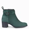 Botines De Mujer<miMaO Seattle - Botines Serraje Mujer En Color Verde