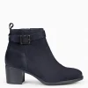 Botines De Mujer<miMaO Seattle - Botines Serraje Mujer En Color Marino