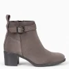 Botines De Mujer<miMaO Seattle - Botines Serraje Mujer En Color Taupe