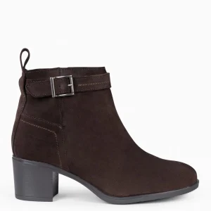 Botines De Mujer<miMaO Seattle - Botines Serraje Mujer En Color Marron