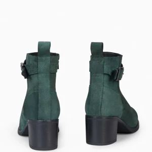 Botines De Mujer<miMaO Seattle - Botines Serraje Mujer En Color Verde