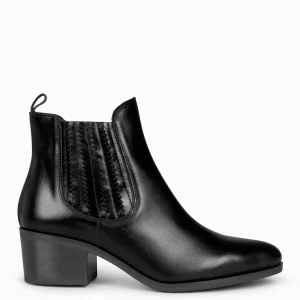 Botines De Mujer<miMaO Shelly - Botines Camperos Mujer Negro