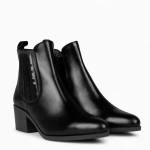 Botines De Mujer<miMaO Shelly - Botines Camperos Mujer Negro