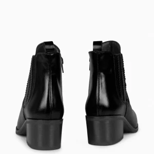 Botines De Mujer<miMaO Shelly - Botines Camperos Mujer Negro