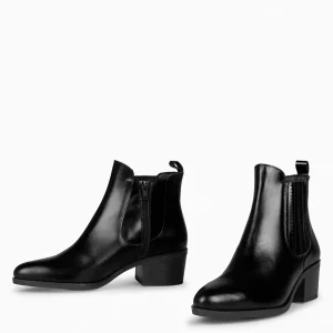 Botines De Mujer<miMaO Shelly - Botines Camperos Mujer Negro