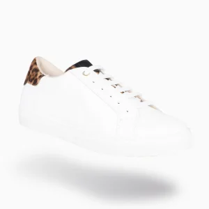 Deportivas<miMaO Sneaker - Zapatillas Casual De Mujer Blanco Leopardo