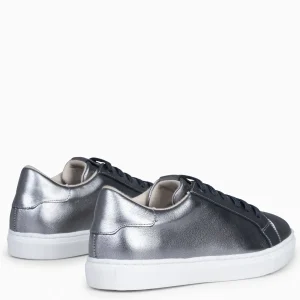 Deportivas<miMaO Sneaker - Zapatillas Casual De Mujer Plata Vieja