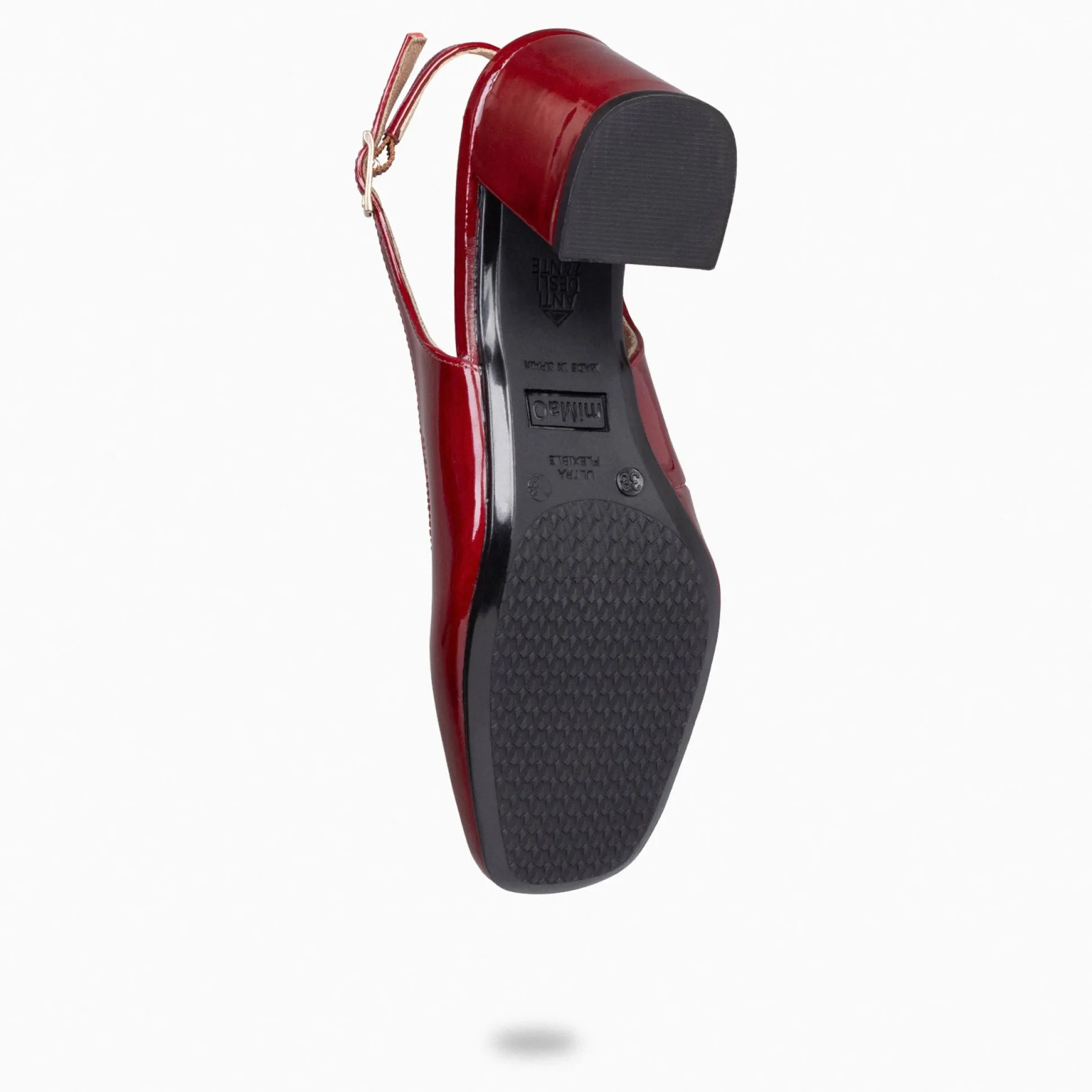 sophia__zapato_tacn_ancho_4-3.webp Zapatos De Fiesta<miMaO Sophia - Zapato Tacón Ancho Destalonado Granate