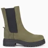 Botines De Mujer<miMaO Stamford - Botines Chelsea Kaki Con Plataforma Track