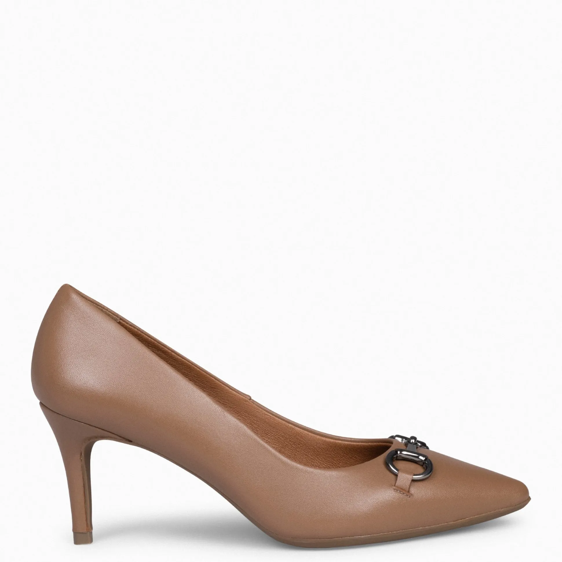 stiletto_elegance__zapato_0-1.webp Zapatos De Fiesta<miMaO Stiletto Elegance - Zapatos De Tacón De Aguja Con Adorno Metalizado Camel
