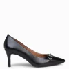 Zapatos De Fiesta<miMaO Stiletto Elegance - Zapatos De Tacón De Aguja Con Adorno Metalizado Negro