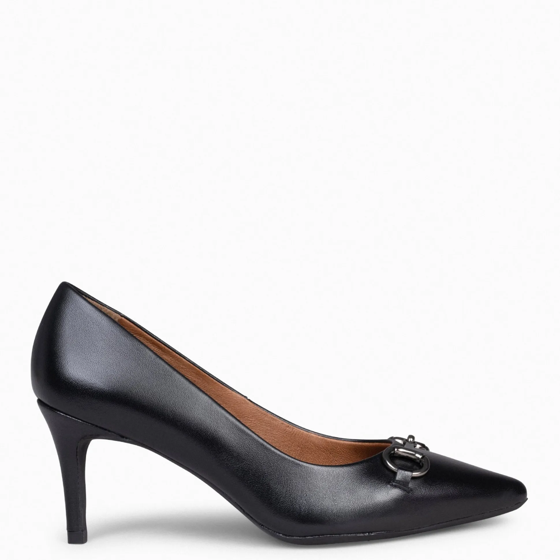 stiletto_elegance__zapato_0.webp Zapatos De Fiesta<miMaO Stiletto Elegance - Zapatos De Tacón De Aguja Con Adorno Metalizado Negro