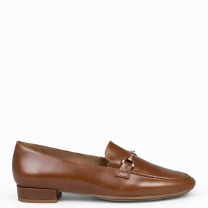 Mocasines Y Blucher<miMaO Style - Mocasines Con Detalle Metalizado Camel