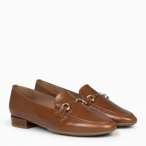 Mocasines Y Blucher<miMaO Style - Mocasines Con Detalle Metalizado Camel