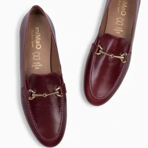 Mocasines Y Blucher<miMaO Style - Mocasines Con Detalle Metalizado Burdeos