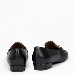 Mocasines Y Blucher<miMaO Style - Mocasines Con Detalle Metalizado Negro