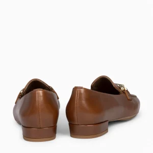Mocasines Y Blucher<miMaO Style - Mocasines Con Detalle Metalizado Camel