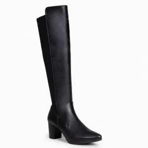 Botas<miMaO Sunset – Botas De Tacón Elasticas Negro Napa
