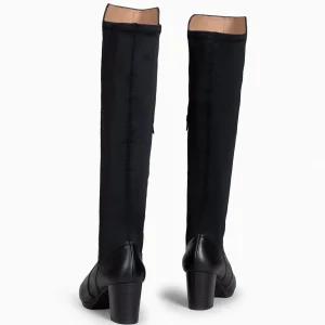 Botas<miMaO Sunset – Botas De Tacón Elasticas Negro Napa