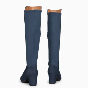 Botas<miMaO Sunset – Botas De Tacón Elasticas Marino