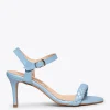 Sandalias De Tacón<miMaO Sunset Sandalias Azules De Tacón De Aguja Elegantes