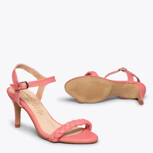 Sandalias De Tacón<miMaO Sunset Sandalias Rosas De Tacón De Aguja Elegantes