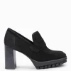 Mocasines Y Blucher<miMaO Trend – Mocasin Con Tacón Y Plataforma Negro