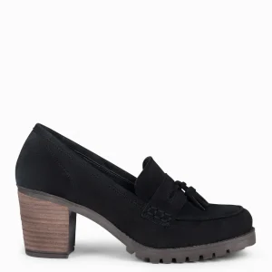 Mocasines Y Blucher<miMaO Trend S - Mocasin De Serraje Con Borla Negro