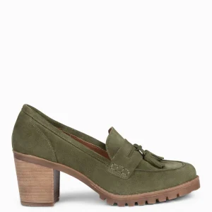 Mocasines Y Blucher<miMaO Trend S - Mocasin De Serraje Con Borla Kaki