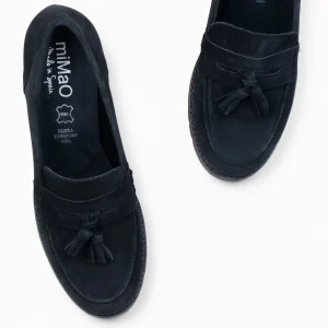 Mocasines Y Blucher<miMaO Trend S - Mocasin De Serraje Con Borla Negro