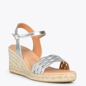 Esparto Y Alpargatas<miMaO Trenza – Cunas De Esparto Natural Trenzadas Plata