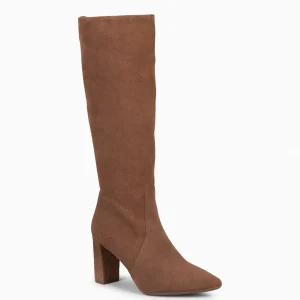 Botas<miMaO Urban - Botas Altas De Tacón Con Cremallera Camel